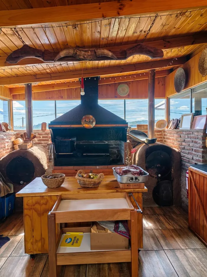 Horno de barro y parrilla de Entre Comedores
